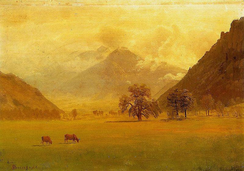 Albert Bierstadt Rhone Valley